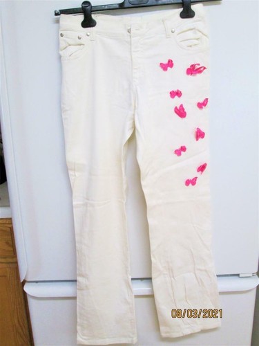 BLUMARINE WOMEN'S WHITE 5 POCKETS 