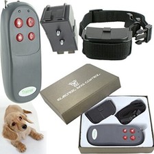 Deal Stock 4 in 1 Remote Dog Training Colar With Trainer Belt Sz-S/M