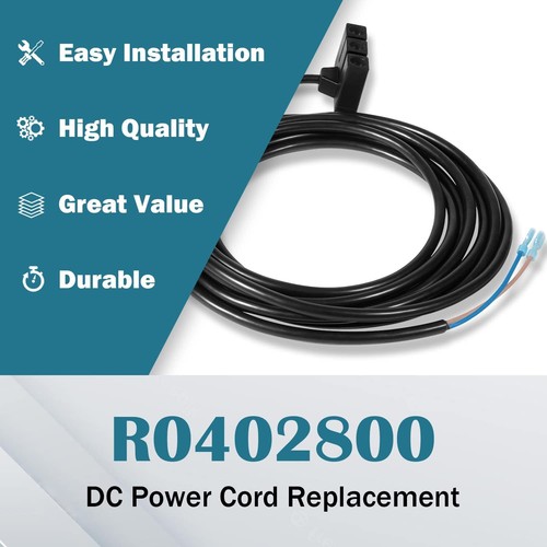 R0402800 Cavo Alimentazione 16" DC Ricambio per Cellula Sale Jandy Zodiac PLC1400 PLC700 - Foto 4 di 9