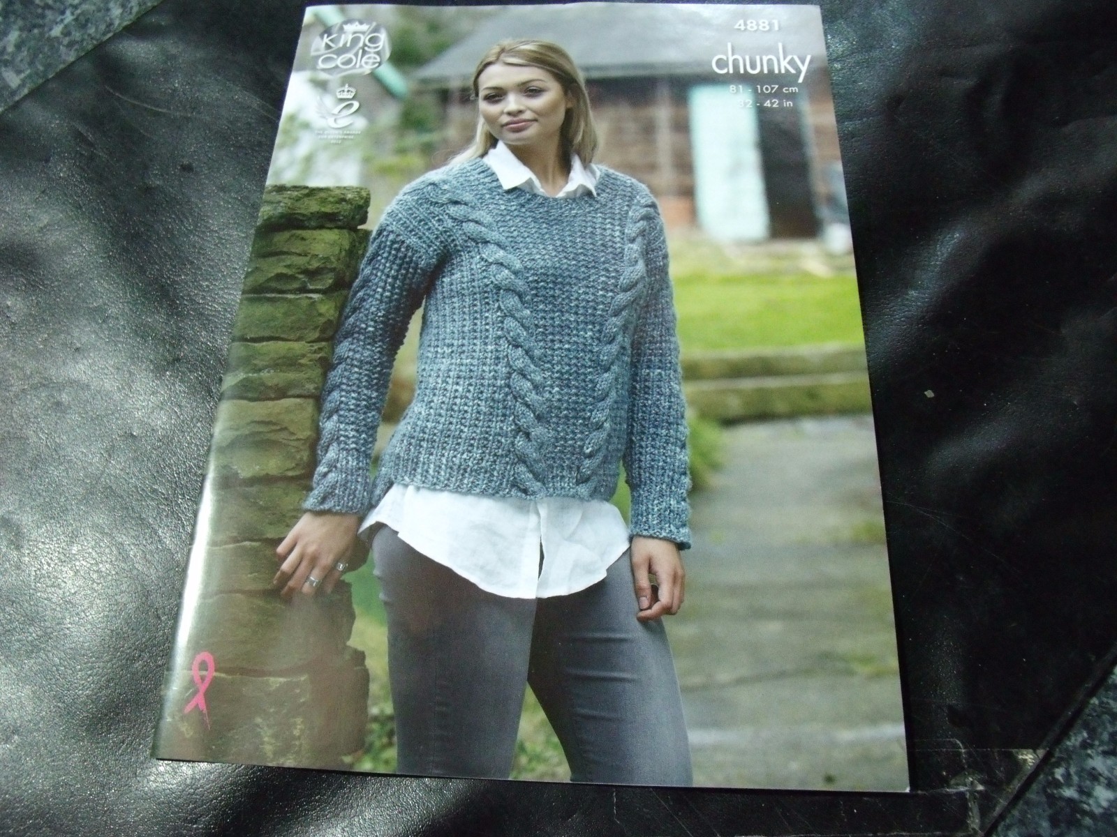 King Cole Chunky Ladies' Sweaters Pattern 4881 (81 - 107 cm) 2 Designs