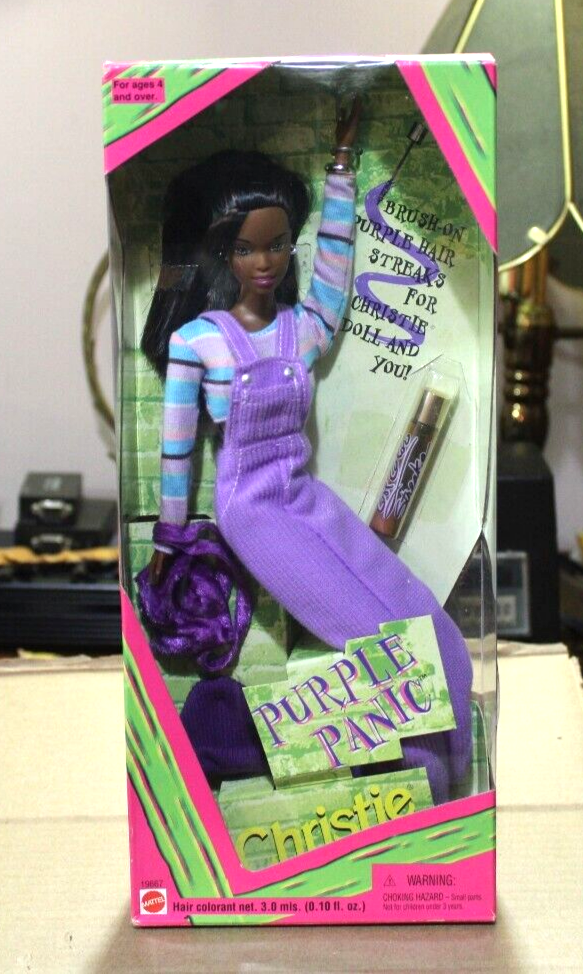 1998 Purple Panic Christie Barbie 19667 NIB | eBay