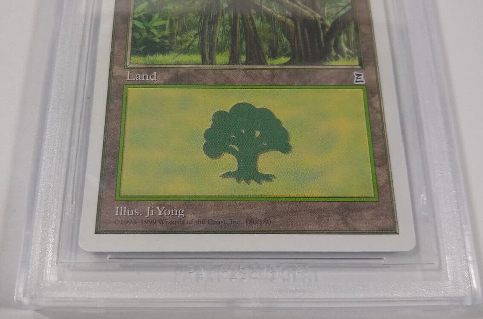 BGS 9 QUAD++ Forest 180 MTG Graded MINT Common Portal Three Kingdoms P3K NM - Image 4 of 4