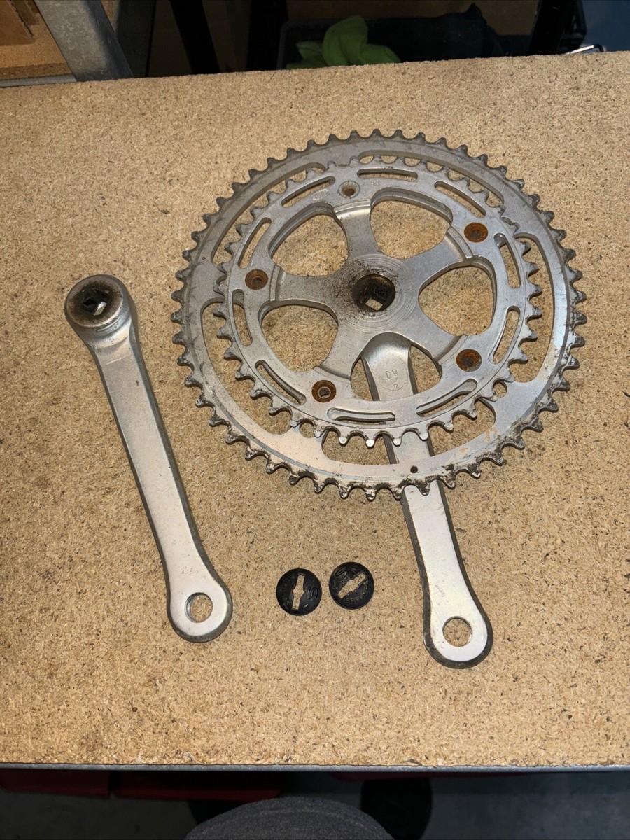 Vintage French Peugeot Stronglight Crankset 52-40 170mm | eBay