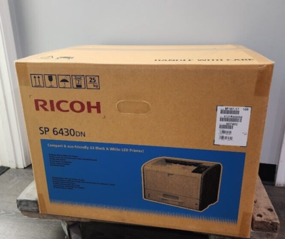Ricoh 407482 SP 6430DN Monochrome LED Printer Brand New