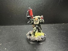 Warhammer 40k Space marine Dark Angels limited Sgt well painted