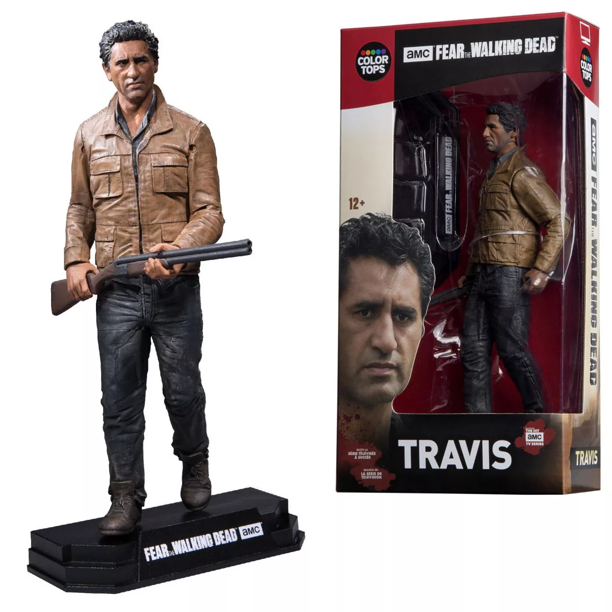 TRAVIS MANAWA FEAR THE WALKING DEAD TV COLOR TOPS 18CM MCFARLANE ACTION FIGURE