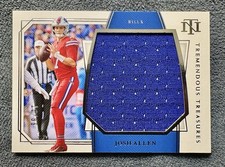 Josh Allen National Treasures 2019 Patch /99 ...