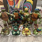 Vintage Teenage Mutant Ninja Turtles Figure Set lot 47 tmnt Leo Raphael