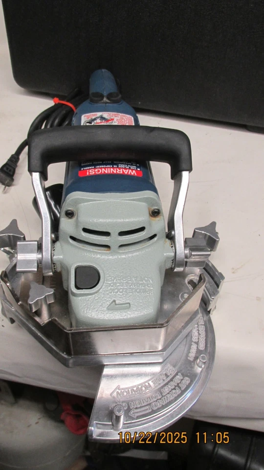 Crain no. 825 heavy duty hd undercut saw w/ case see video of operation - Image 2 of 4