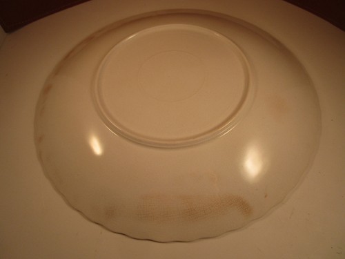 Piatto decorativo vintage non marcato cervo buck foglie di quercia marrone armadio - Foto 11 di 13