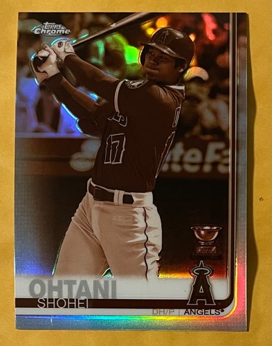 2019 Topps Chrome Shohei Ohtani Sepia Refractor Rookie Cup #1 Angels