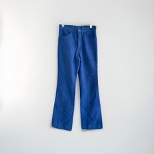 Montgomery Ward VTG Disco Blue High-Waisted Flared Trousers
