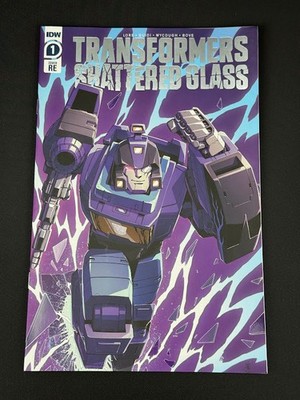 Transformers Shattered Glass 1 Blurr comic only good condition IDW Pulse variant