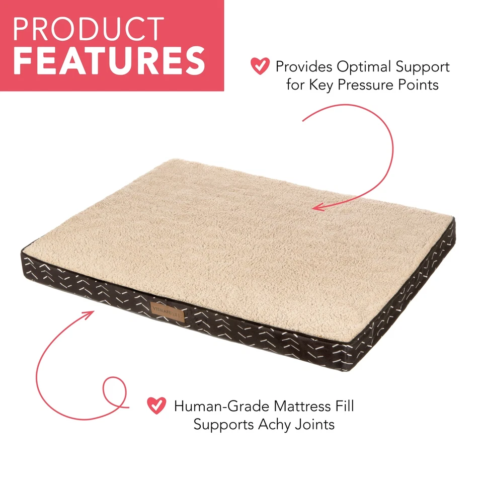 Colchón Ortopédico Edición Cama Mascota, Grande 40" X 30", Comodidad para Perros hasta 70  Foto 3 de 4