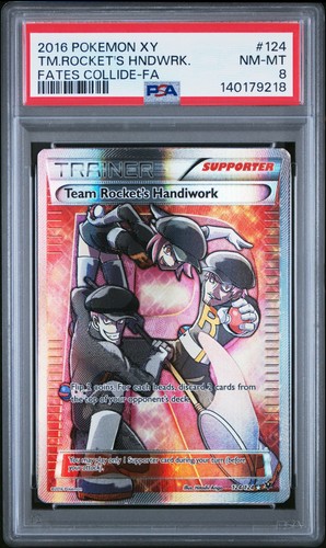 Team Rocket's Handiwork graded PSA 8 for sale on eBay