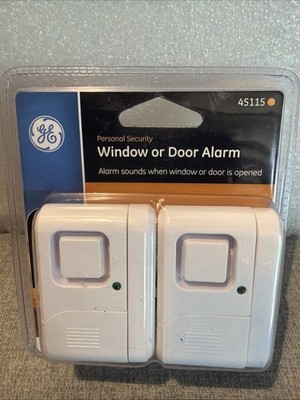 GE Personal Security Window or Door Alarm 45115  FACTORY SEALED NEW