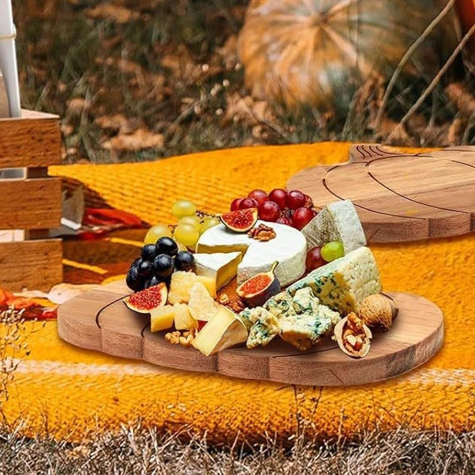 Cutting Board Pumpkin Shaped Wooden Chopping Board for Restaurant Kitchen