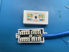 5 Pack Cat6 Junction Box Cat5e Splice Connector Punch Down Unshielded Ethernet