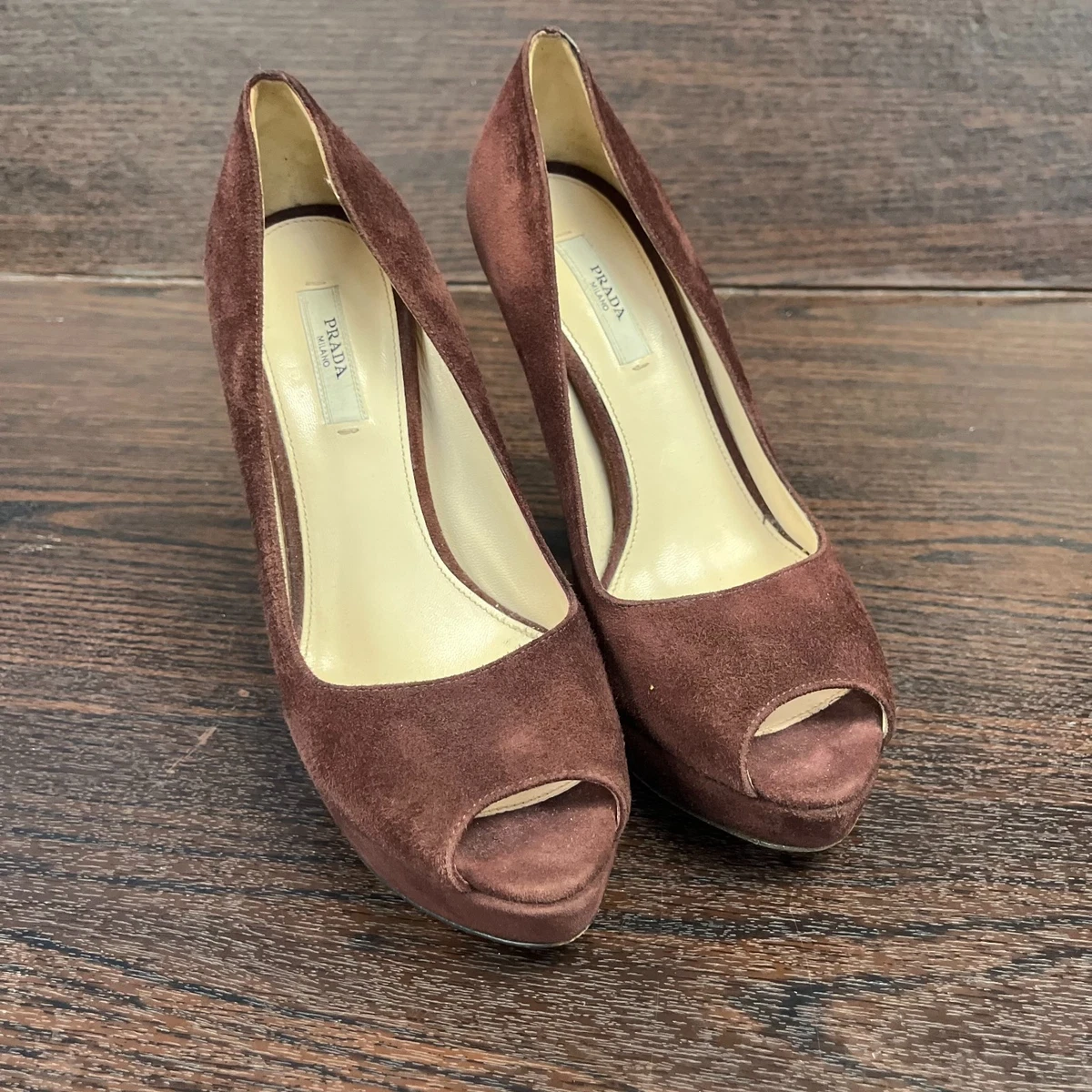 PRADA Brown Heels for Women for sale - eBay