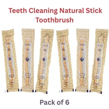 Altohfa Miswak Natural Chewing Stick  Act as soft Toothbrush pack of 6 free ship