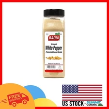 Delicate Ground White Pepper, 16 oz – Perfect for Light Sauces & Gourmet Cooking