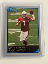 2006 Bowman Matt Leinart Rookie 112 Arizona Cardinals SP RC