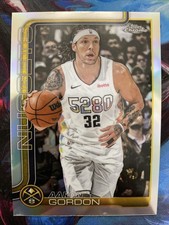 Aaron Gordon 2025 Topps Chrome #100 Chrome Refractor Denver Nuggets
