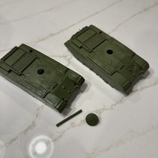 Vintage Marx  Battleground Olive Drab Green American Army Tank Partial