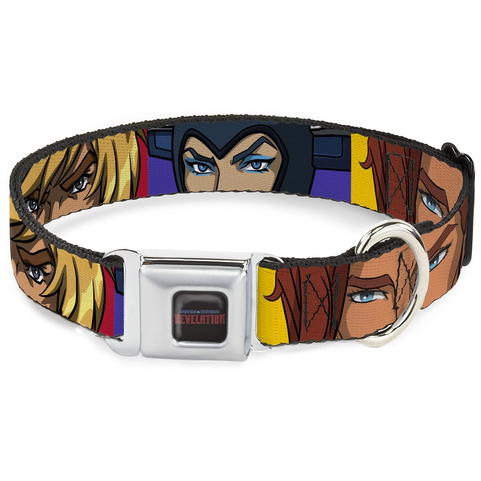 Mattel Pet Collar, Dog Collar Metal Seatbelt Buckle, Masters of The Universe Rev