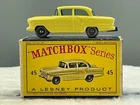 Matchbox Lesney 1958 #45A,Vauxhall Victor"SPW"MINT boxed all original