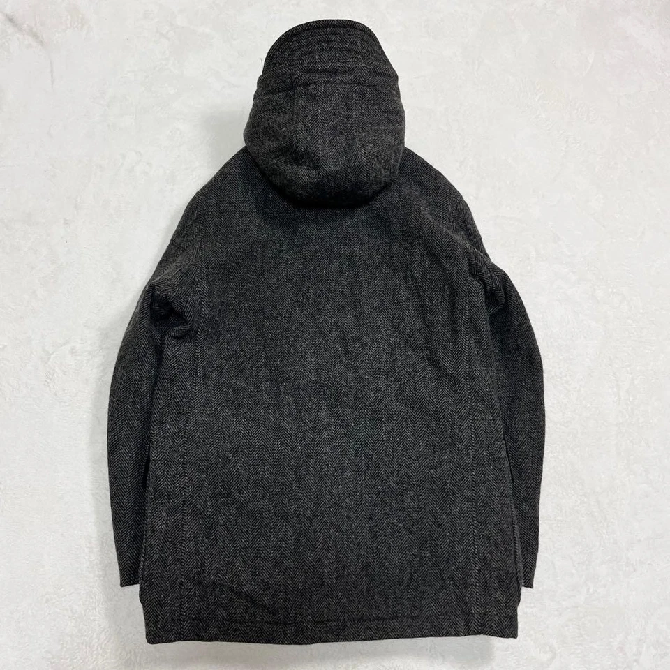 Engineered Garments Herringbone Duffle Coat, Size S, Gray, Men's - Image 3 of 4