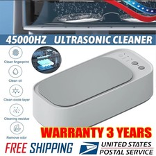 Ultrasonic Cleaner Machine Sonic Wave Tank Jewelry Watch Glasses Clean 45000Hz