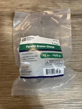 Commercial Electric Parallel Groove Clamp #2 Steel Zinc Plated OEC-12