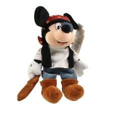 Disney Bean Bag Plush - PIRATE MICKEY Mickey Mouse  9 inch - Mint w/Tag