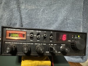 Superstar LBJ CB Radio Transceiver Automatic Noise Limiter (ANL) Black