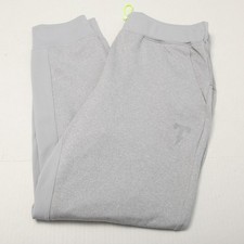 Tackma Tech Pants Mens Large Gray Joggers American Eagle 100 Polyester Athletic
