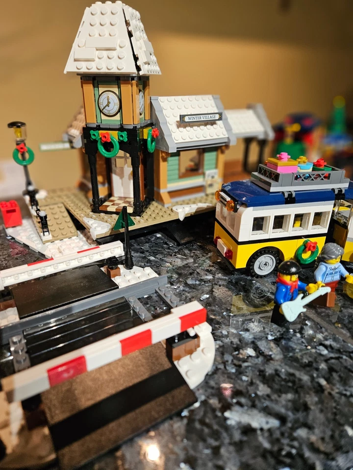 Lego Winter Village Station 10259 + Holiday Train 10254 **FREE SHIP** - Image 3 of 4