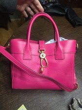 Dooney Bourke Amelia Fuchsia Satchel Pink Leather New Tags