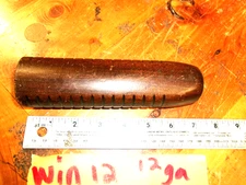 Vtg. WINCHESTER Original Model 12 Flat Bottom 14 Groove Walnut Forend
