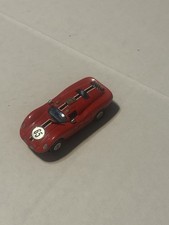 VINTAGE BACHMANN H.O SCALE SLOT CAR HOWMET TX TURBINE IN RED  65
