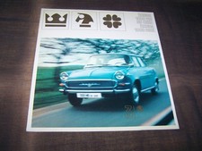 TOPRARITÄT Herrlicher Prestige Prospekt Skoda 1000 MB Programm von 1967 !!!