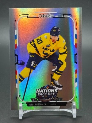 2025-26 O-Pee-Chee 4 Nations Rainbow Foil #511 JOEL ERIKSSON EK Sweden /350