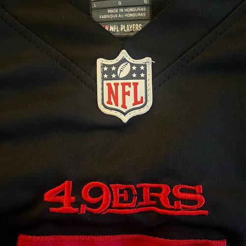 San Francisco 49ers COLIN KAEPERNICK Women Jersey L Rare Black Nike On Field - Picture 3 of 13
