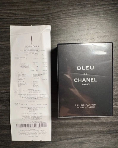 Bleu De Chanel Parfum Spray 100ml/3.4 oz NIB - product listing photo