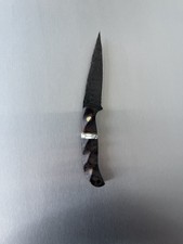 Half Face Blades Ryu Damascus Ironwood Dark Maple Textured Grip Halffaceblades