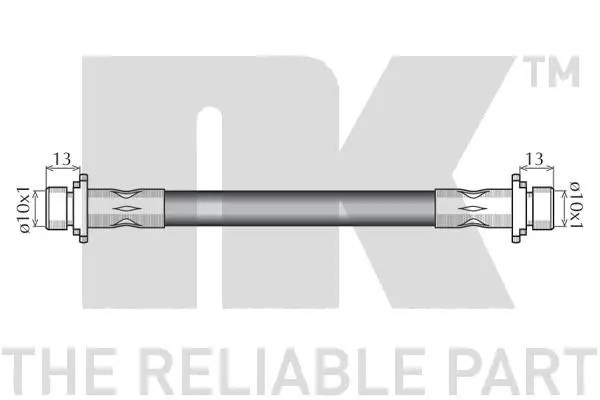 Flexibler Bremsschlauch 852646 NK für HONDA HR-V - Bild 3