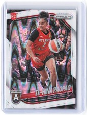 2025 Panini WNBA Prizm Te-Hina Paopao #61 White Seismic RC Atlanta Dream