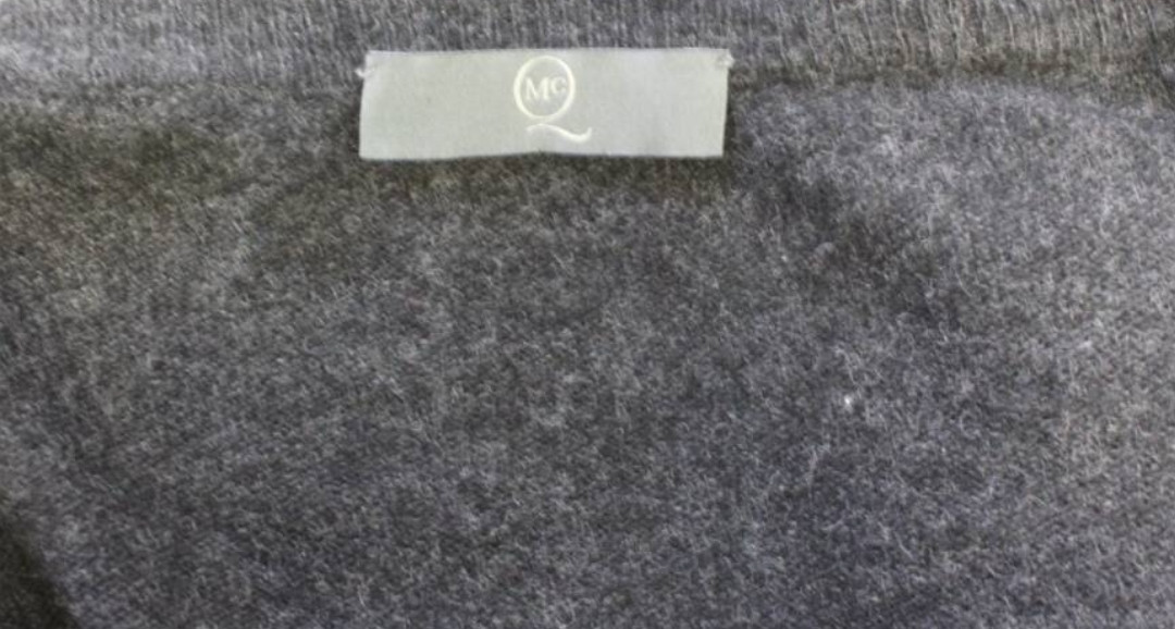 ALEXANDER MCQUEEN virgin wool cardigan RRP£440 grey stretchy image 2