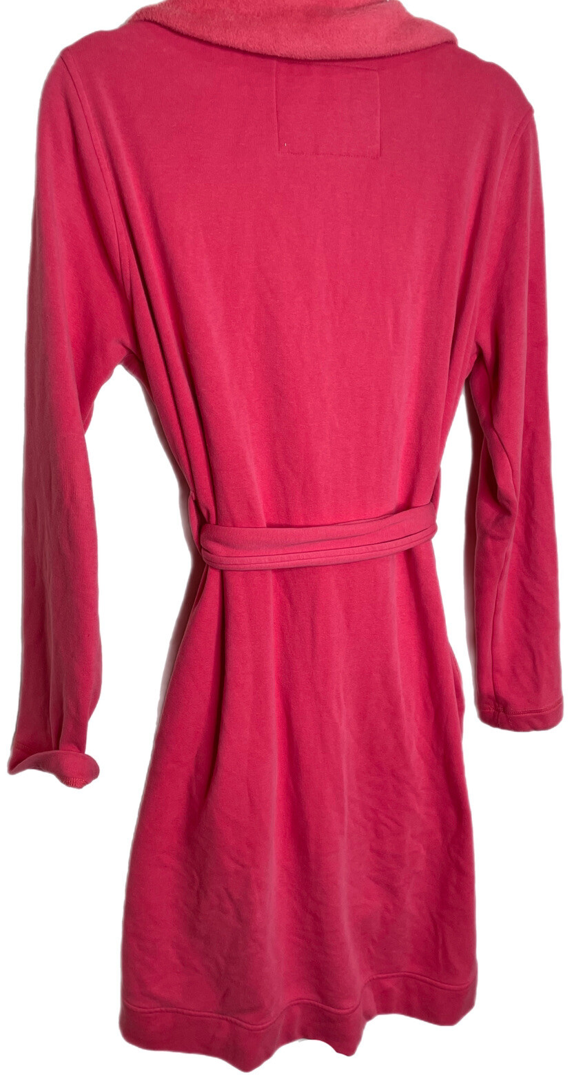 Ugg Australia Soft Cozy Coral Above Knee Fleece Lined Bathrobe Women's