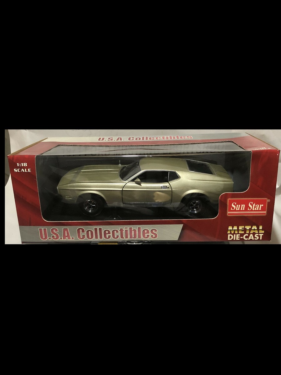 1971 Mustang Sportroof Fastback Gray Gold 1:18 SunStar 3613 | eBay 